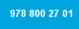 978 800 27 01 978 800 27 01
